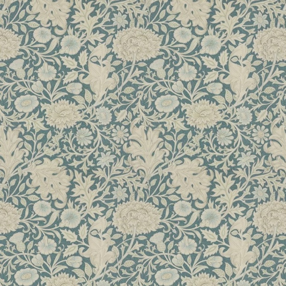 Morris & Co Double Bough Slate Blue Wallpaper Melsetter Collection English made
